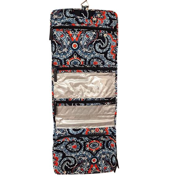 Vera Bradley Marrakesh Paisley Grand Traveler Overnight Bag w/Organizer/Lanyard - Picture 9 of 10